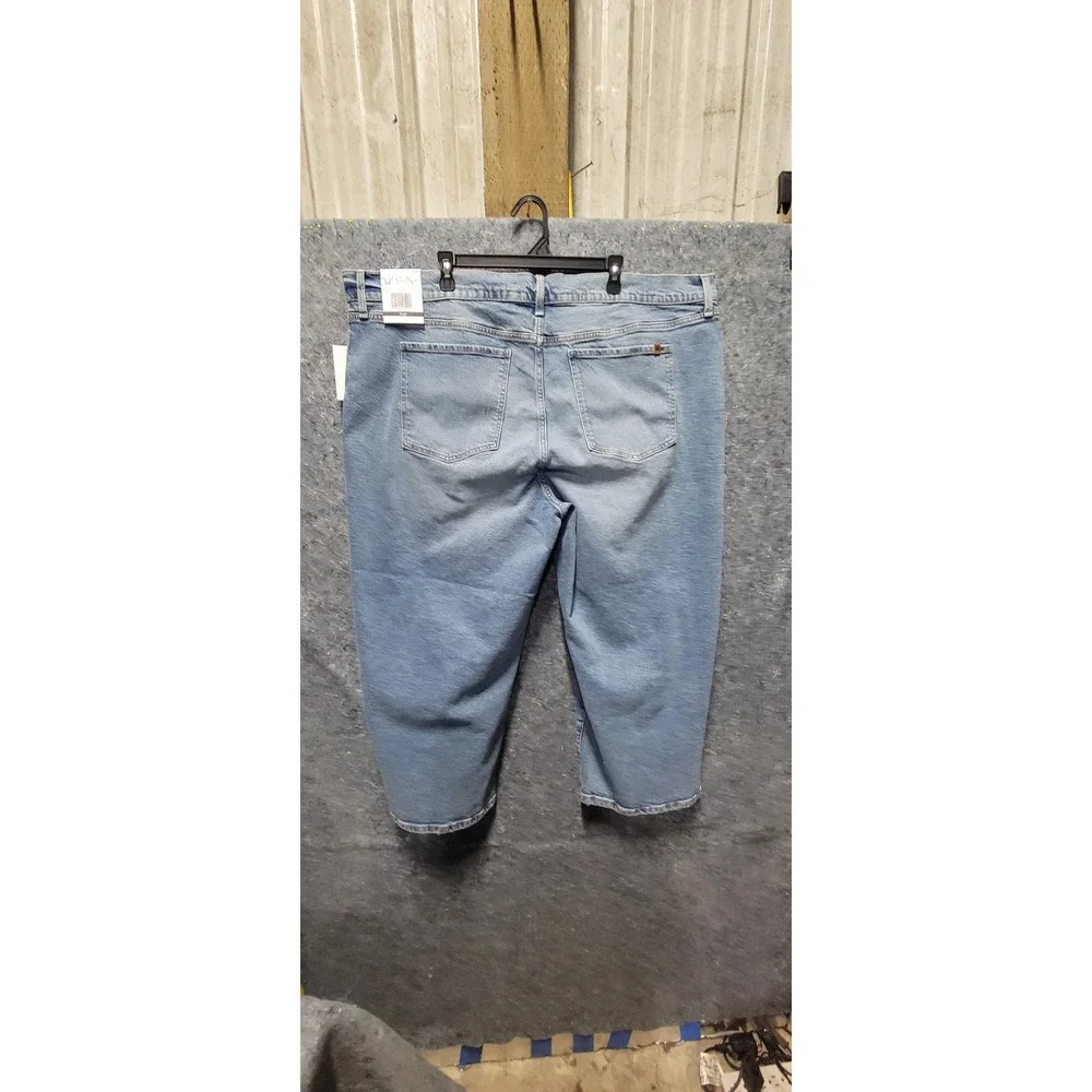 Jessica Simpson Women's Buttercup Wide Leg Boyfriend Medium Wash Jeans 24W NWT